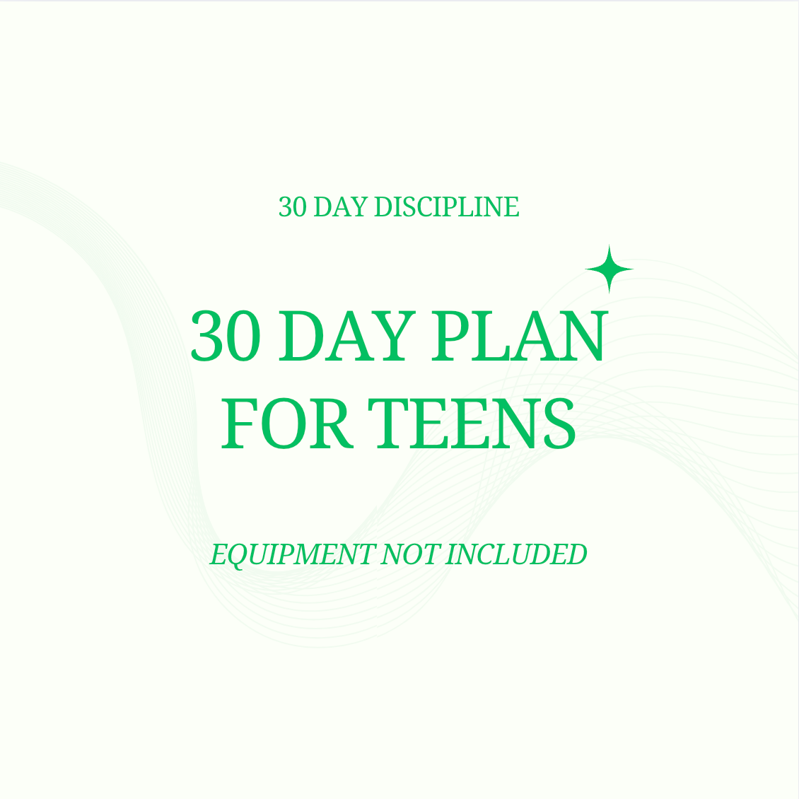 30 Day Routine For Teens - Equipment Not Included